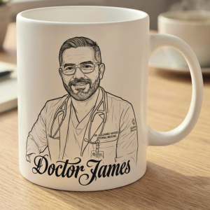 11oz Personalized White Mug - Unique Gift Coffee Cup