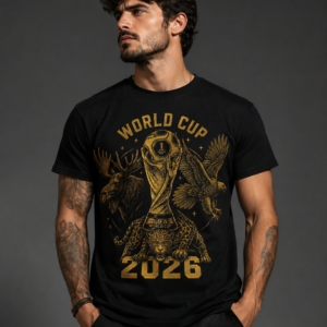 Premium Black Unisex 2026 World Cup Edition T-Shirt