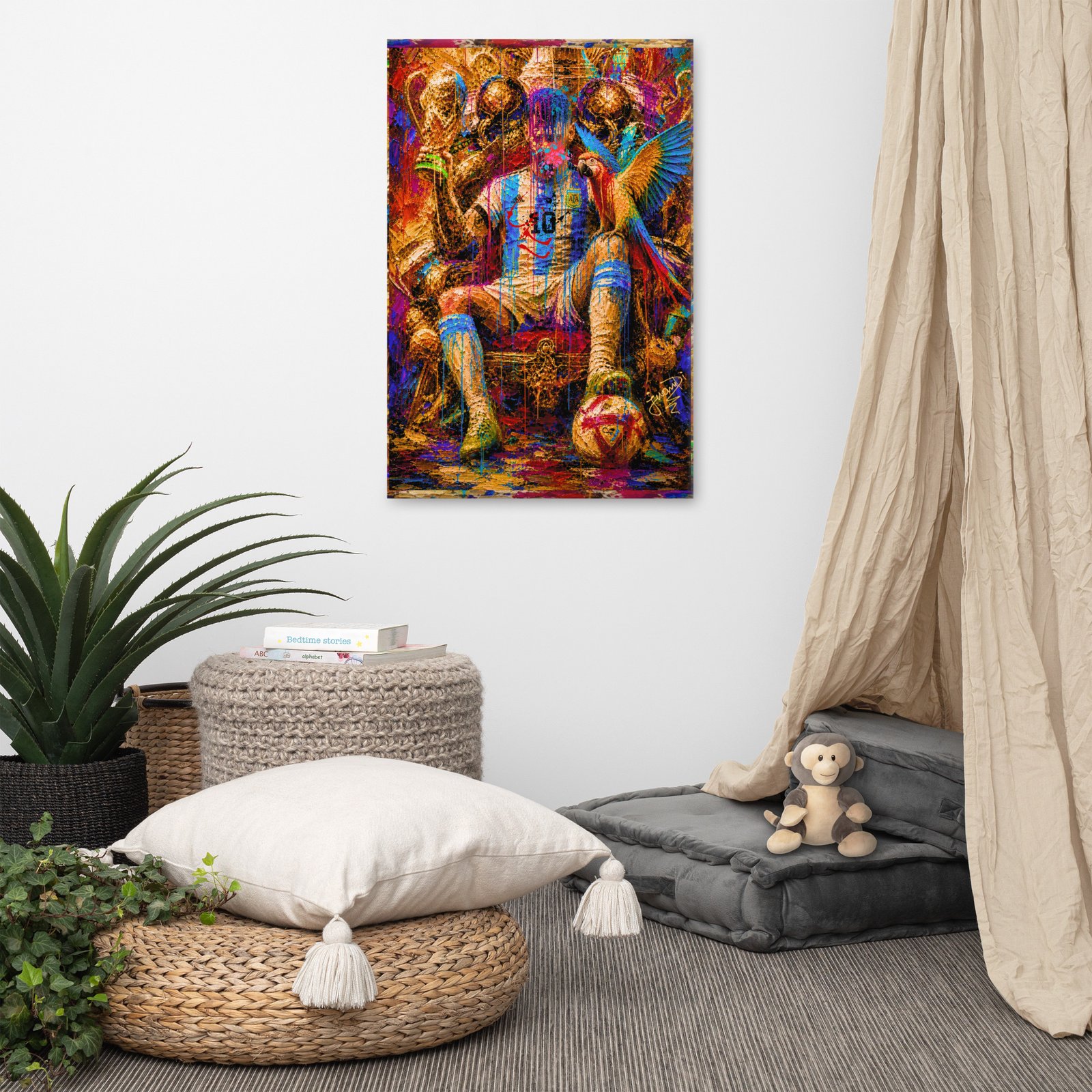 24x36 Soccer World Champion Canvas Wall Art - Imagen 7