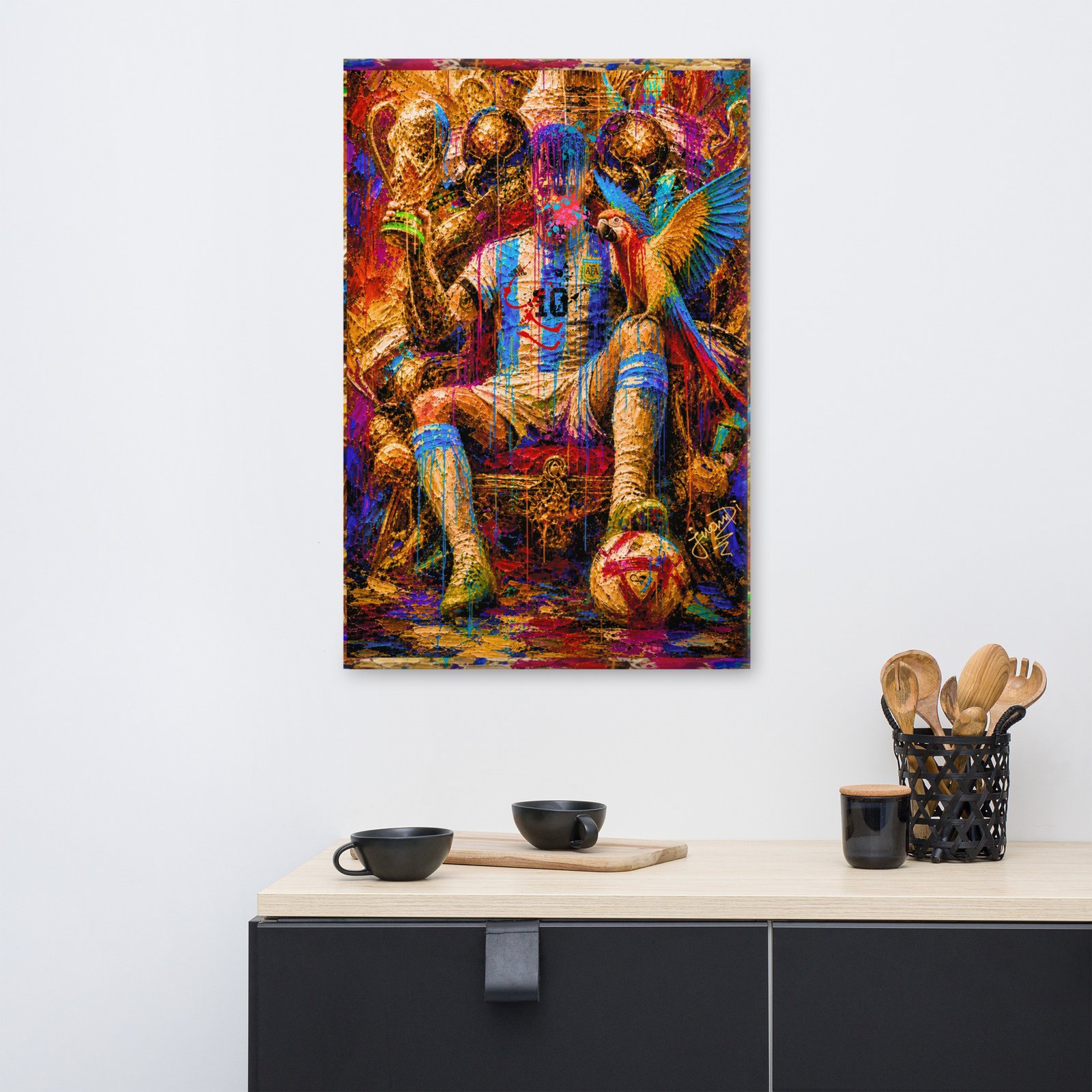 24x36 Soccer World Champion Canvas Wall Art - Imagen 6