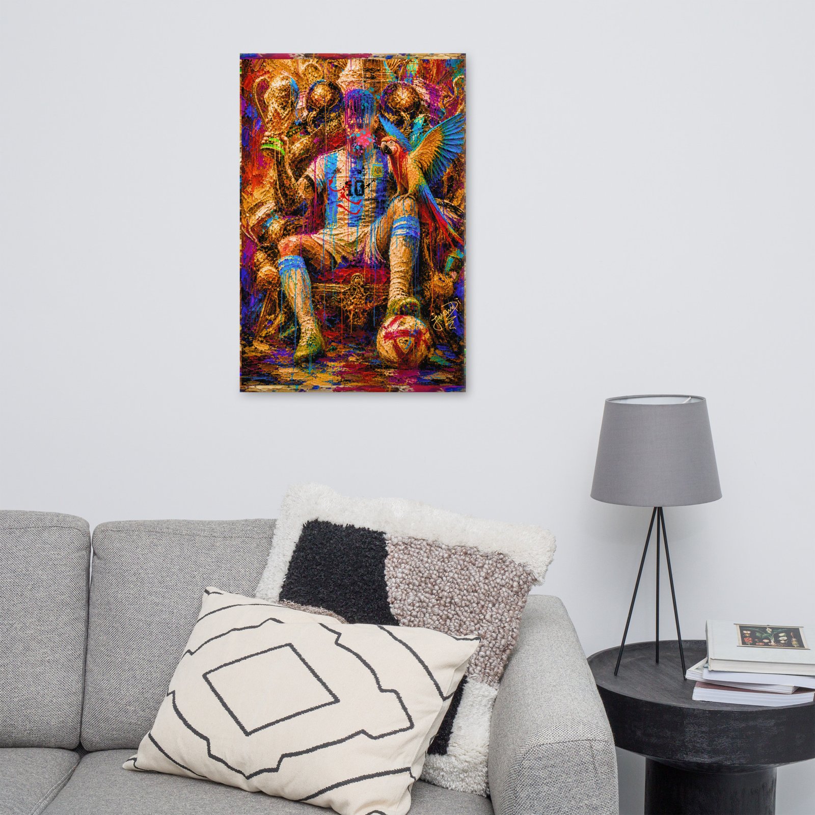 24x36 Soccer World Champion Canvas Wall Art - Imagen 4