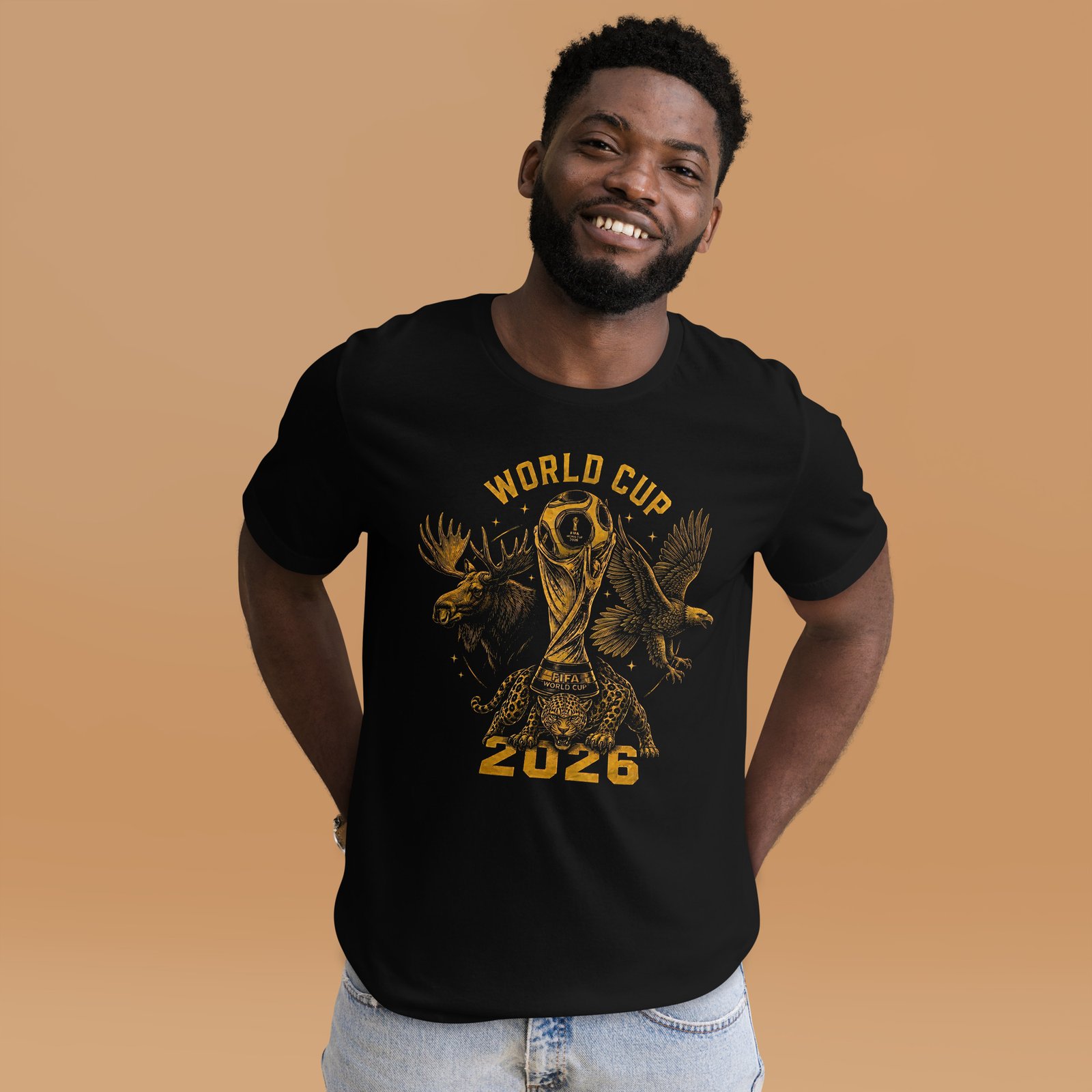 Premium Black Unisex 2026 World Cup Edition T-Shirt - Imagen 31