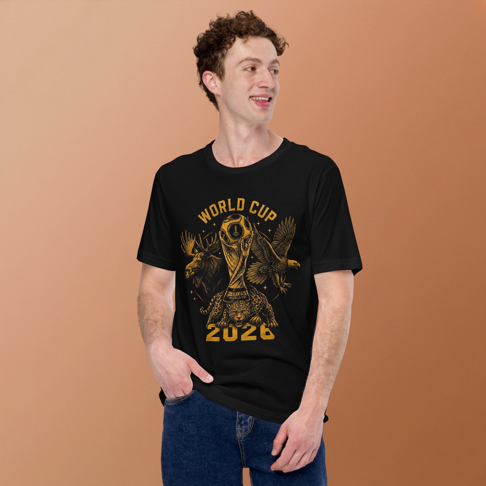 Premium Black Unisex 2026 World Cup Edition T-Shirt - Imagen 16