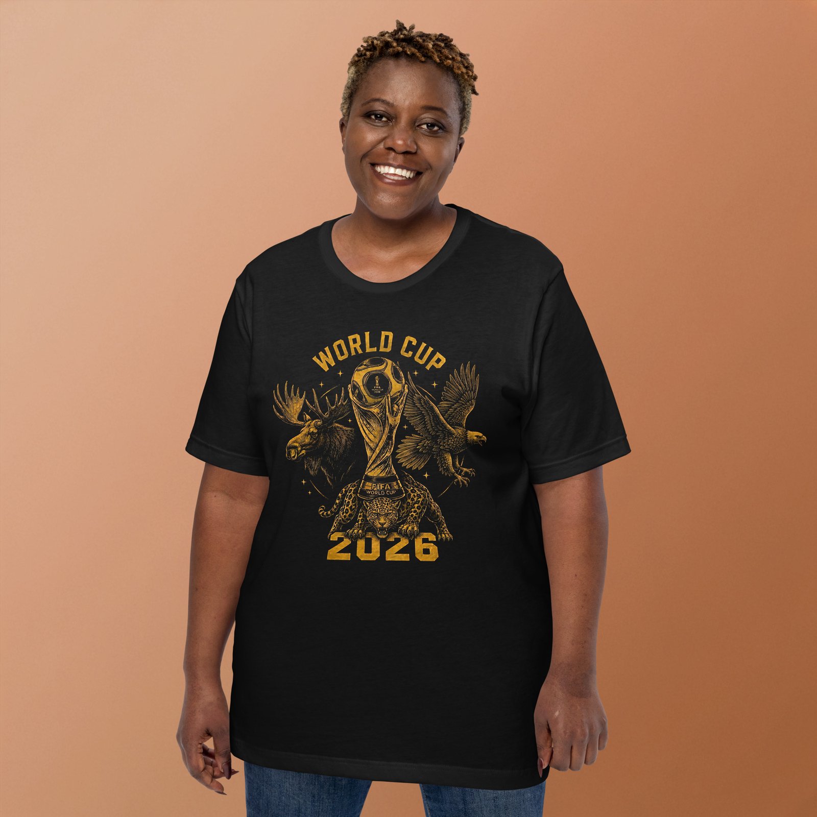 Premium Black Unisex 2026 World Cup Edition T-Shirt - Imagen 23