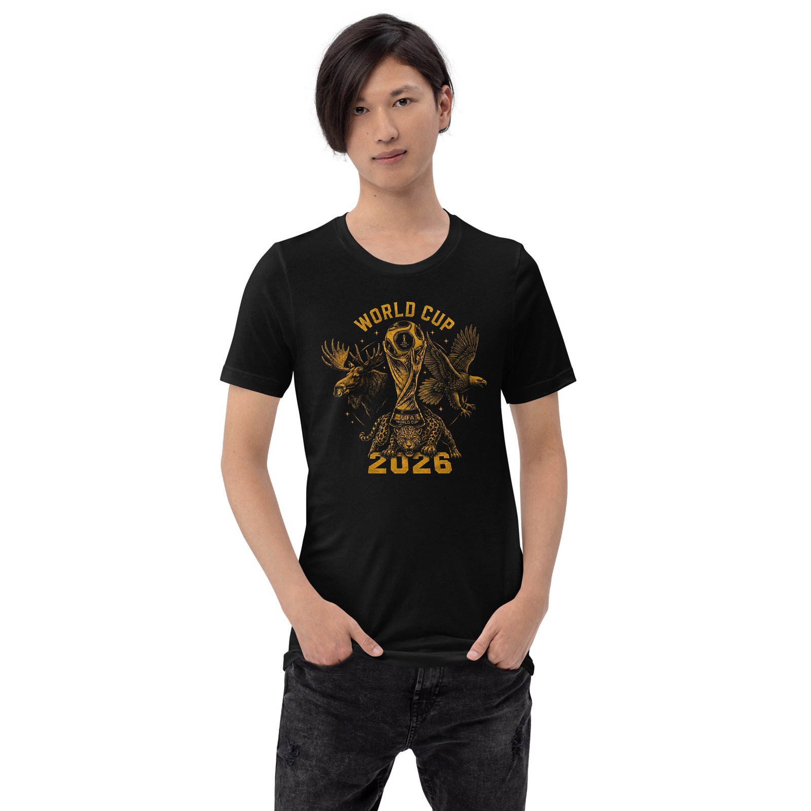 Premium Black Unisex 2026 World Cup Edition T-Shirt - Imagen 11