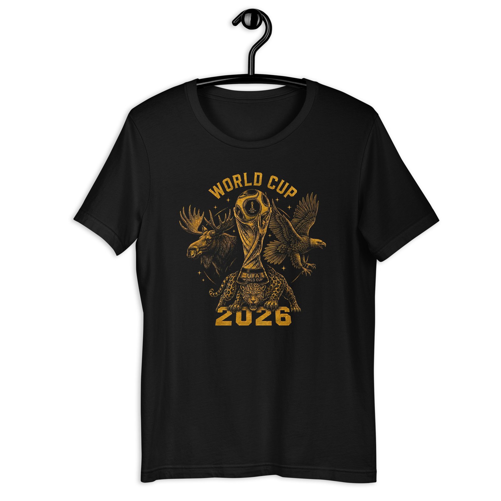 Premium Black Unisex 2026 World Cup Edition T-Shirt - Imagen 25