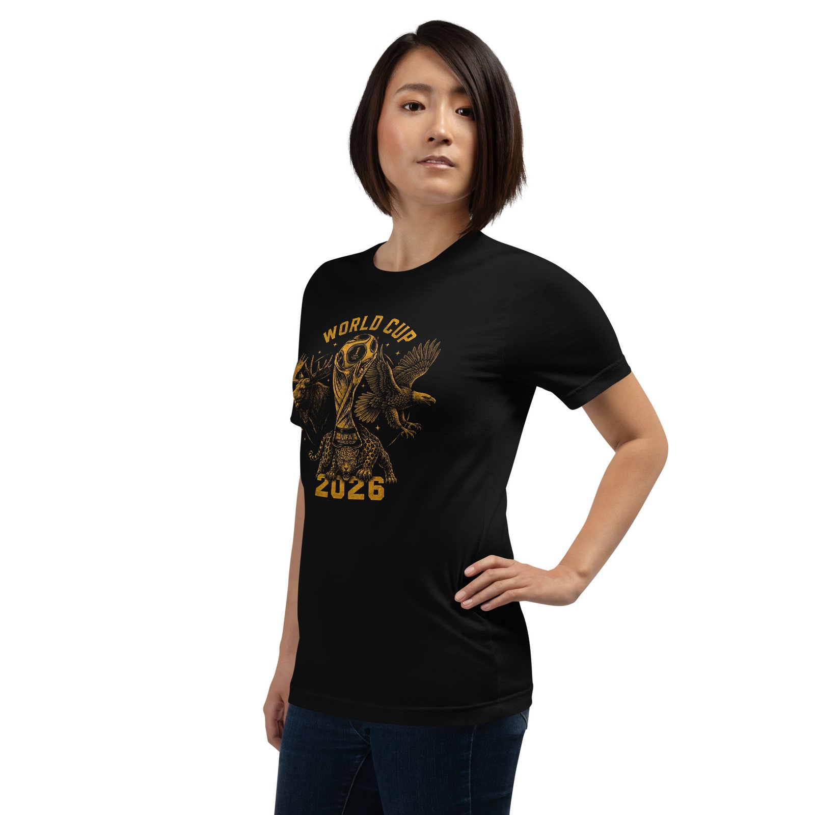 Premium Black Unisex 2026 World Cup Edition T-Shirt - Imagen 21