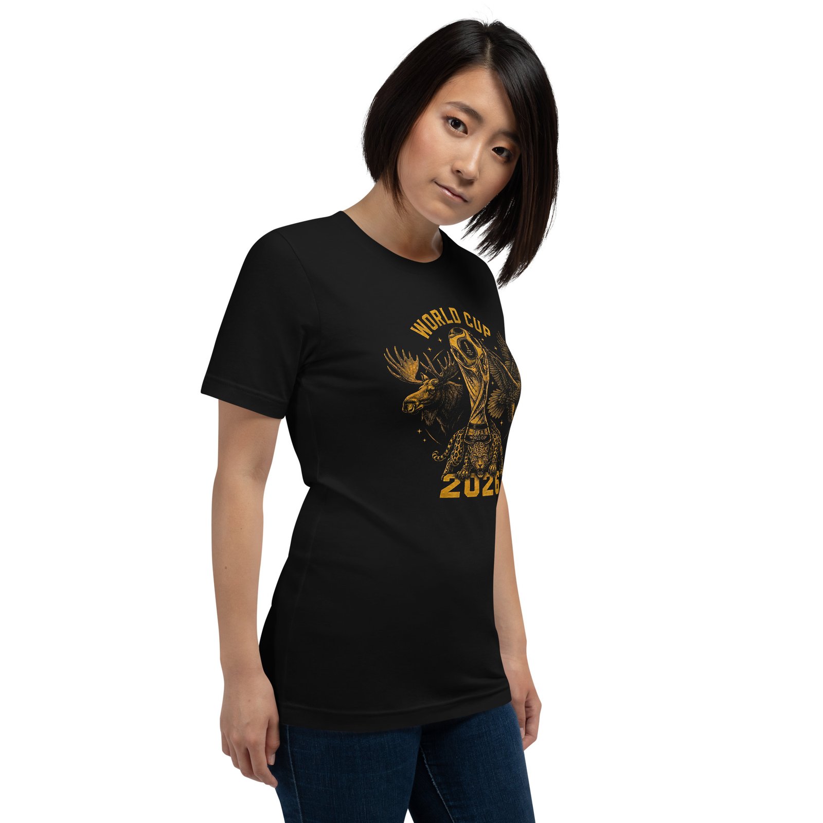 Premium Black Unisex 2026 World Cup Edition T-Shirt - Imagen 22