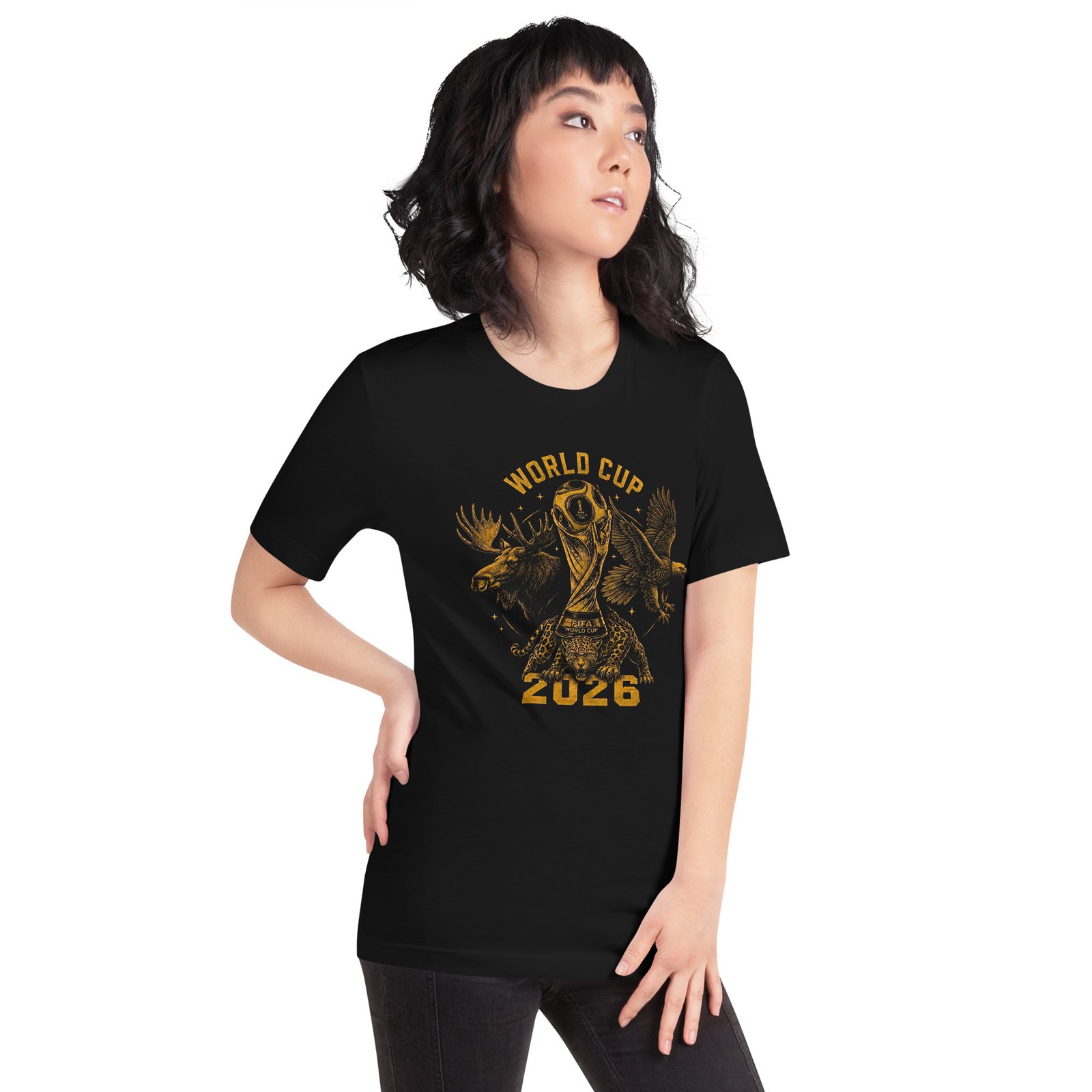 Premium Black Unisex 2026 World Cup Edition T-Shirt - Imagen 19