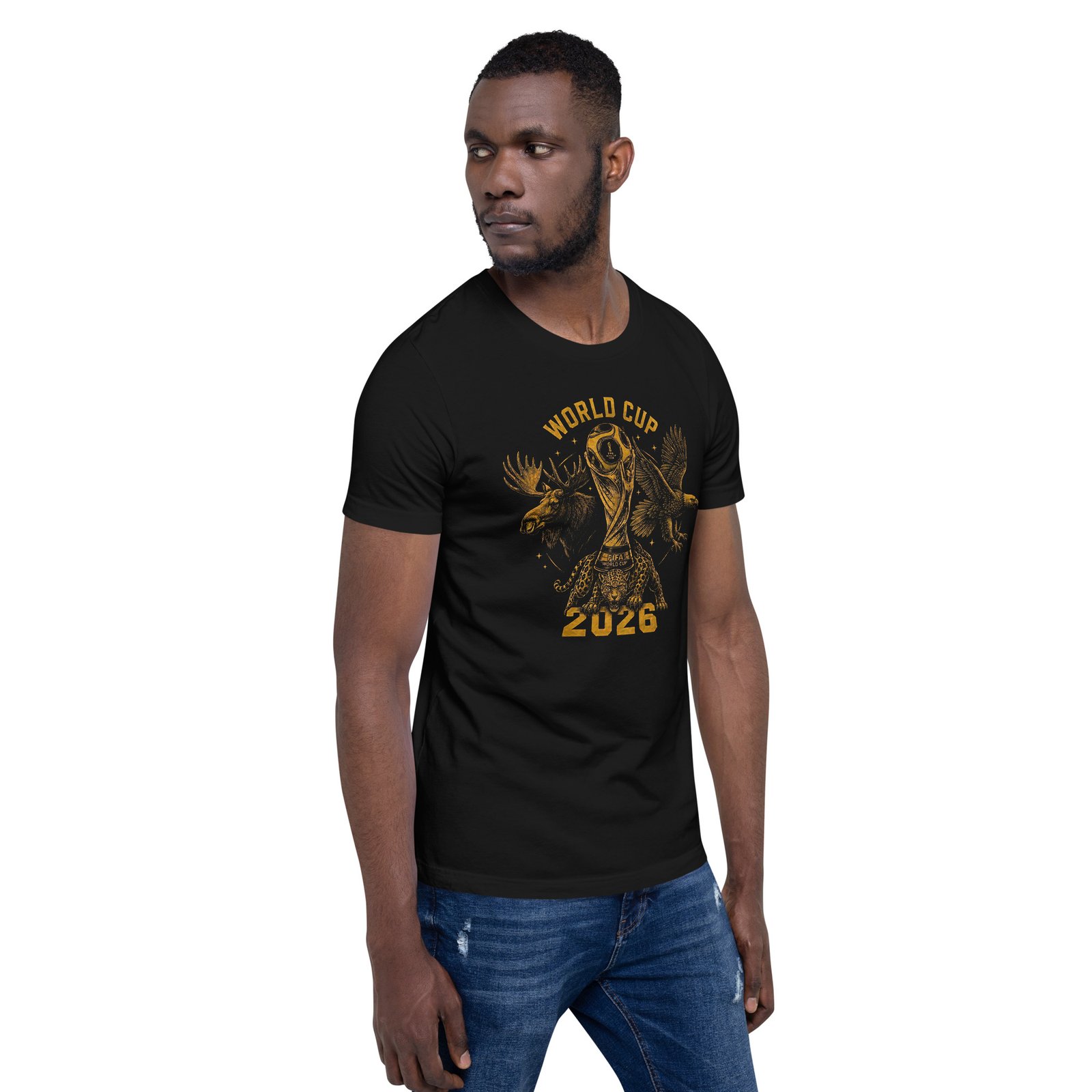 Premium Black Unisex 2026 World Cup Edition T-Shirt - Imagen 10