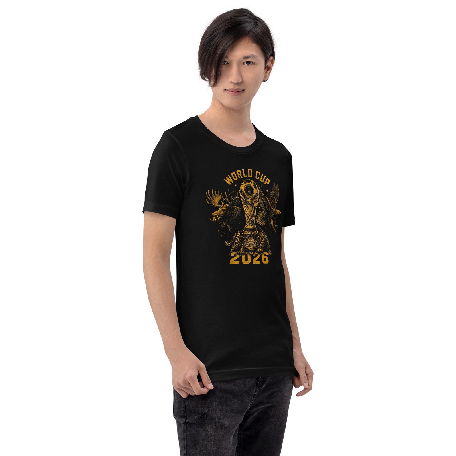 Premium Black Unisex 2026 World Cup Edition T-Shirt - Imagen 13