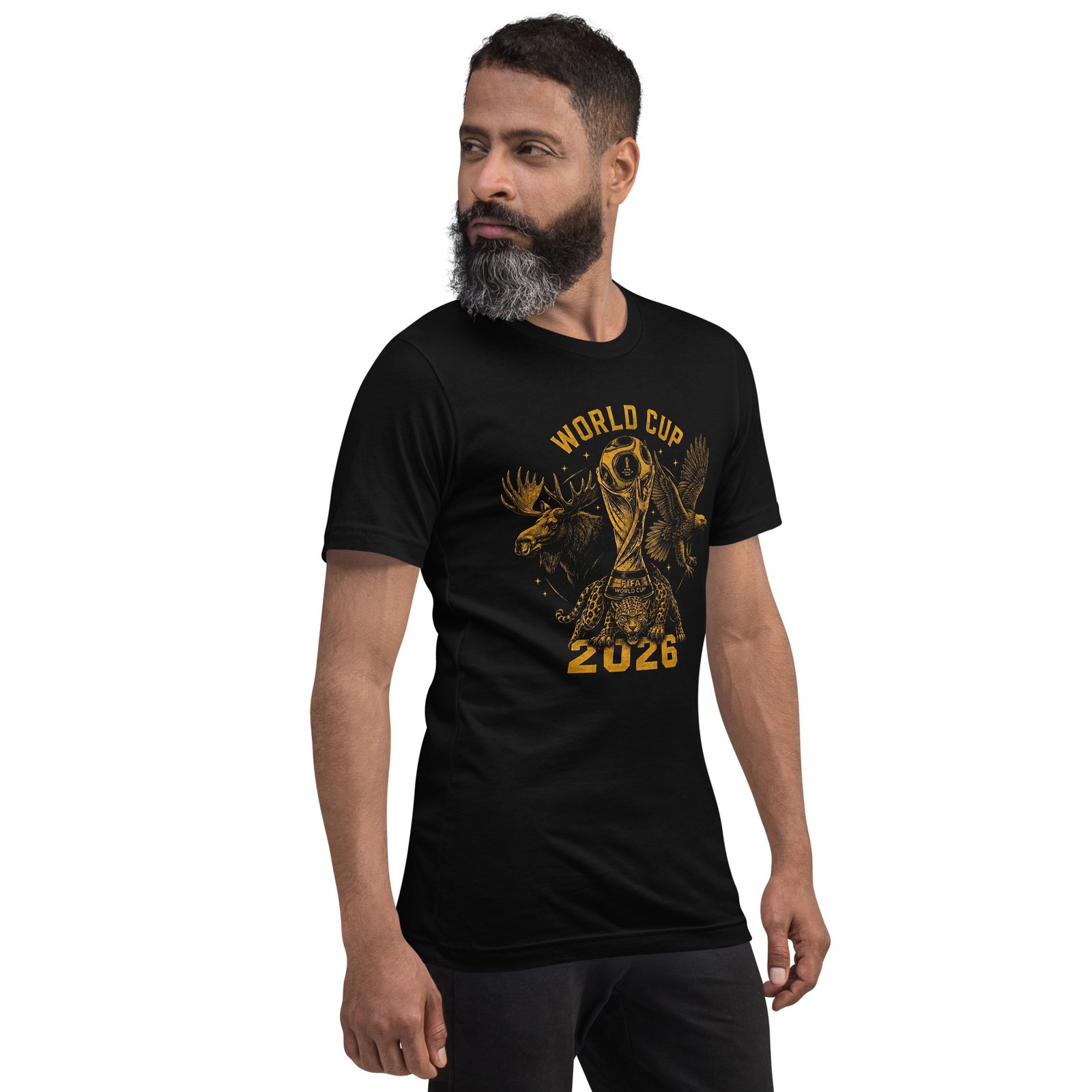 Premium Black Unisex 2026 World Cup Edition T-Shirt - Imagen 15