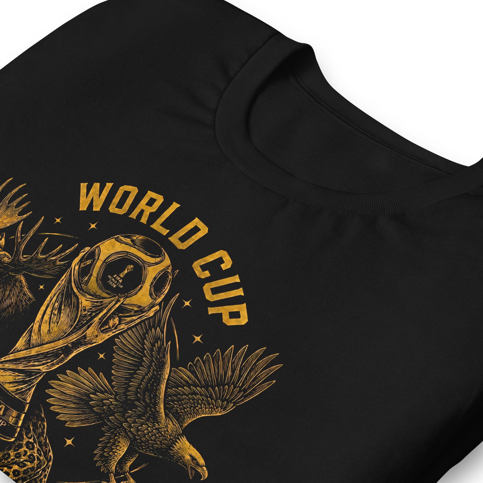 Premium Black Unisex 2026 World Cup Edition T-Shirt - Imagen 27