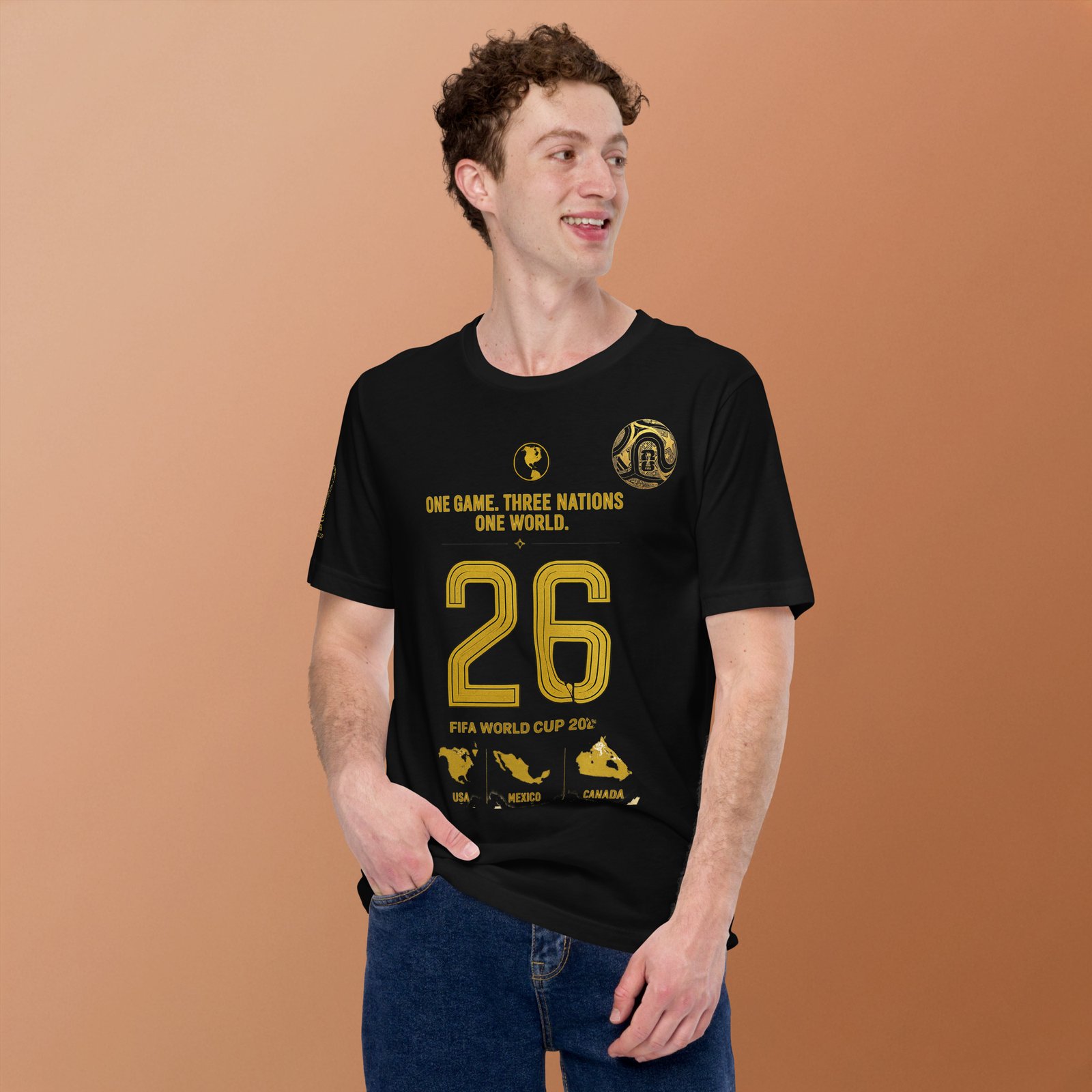 Unisex t-shirt Word cup - Imagen 14