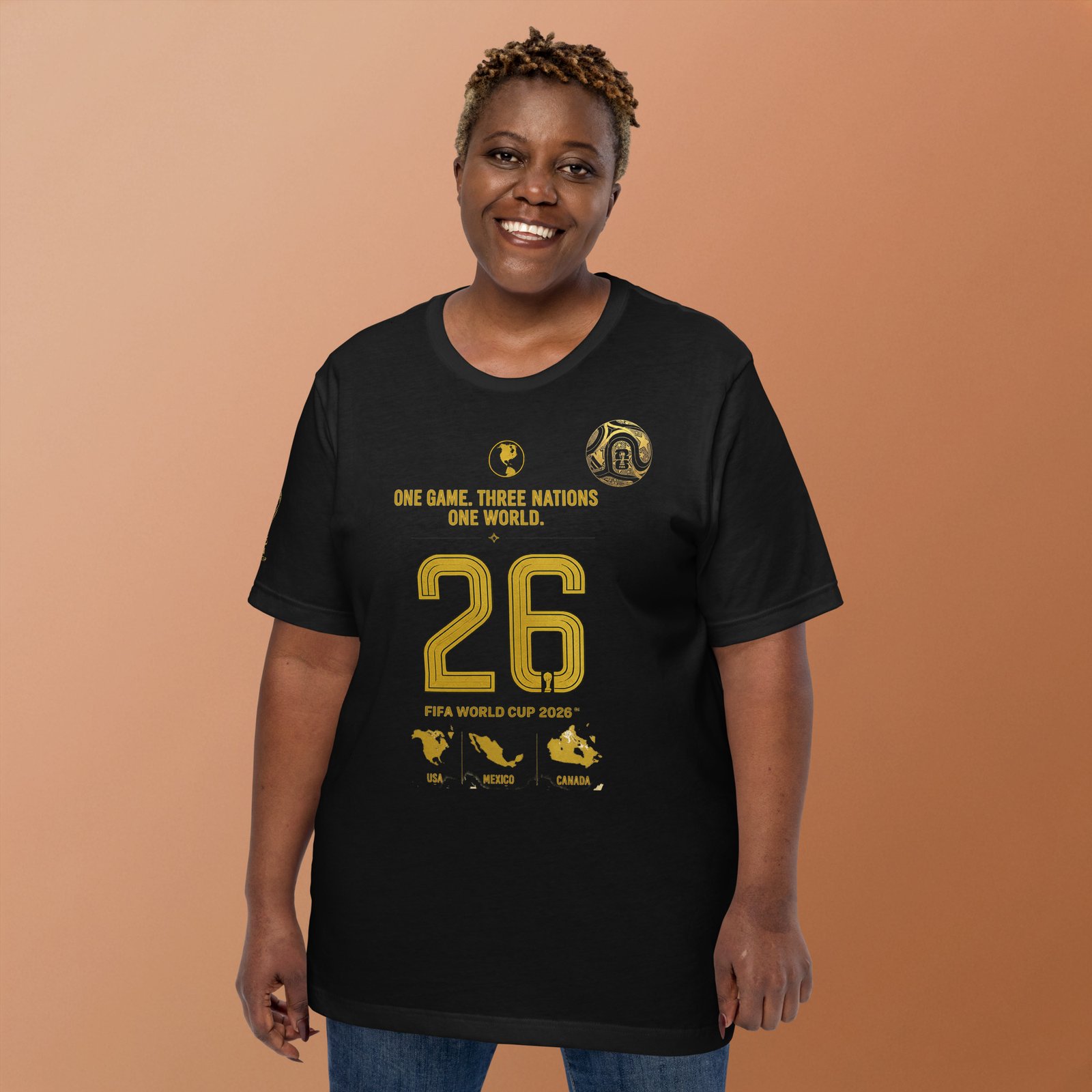 Unisex t-shirt Word cup - Imagen 19