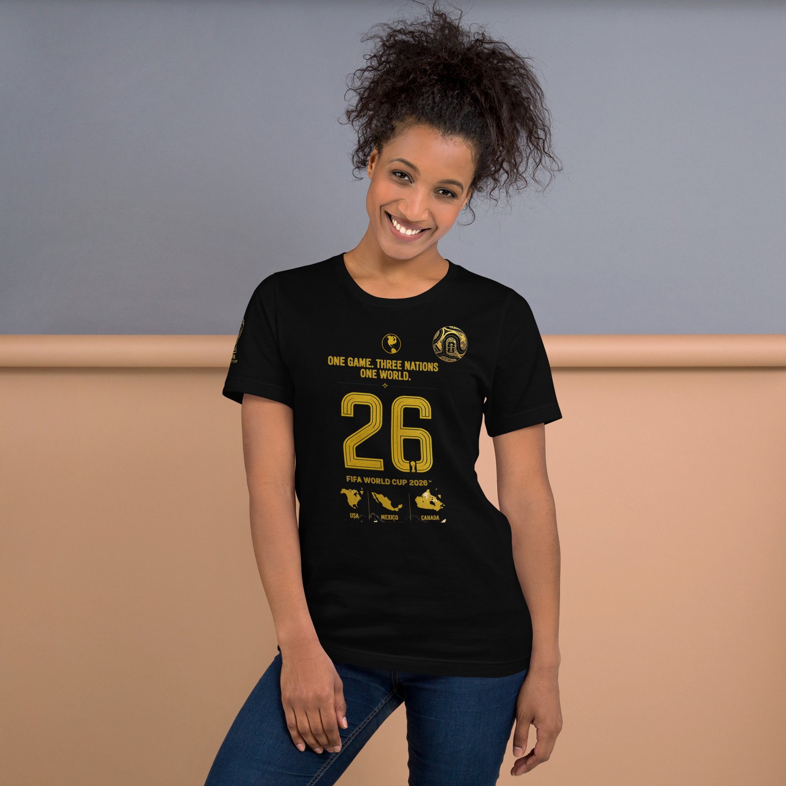 Unisex t-shirt Word cup - Imagen 30