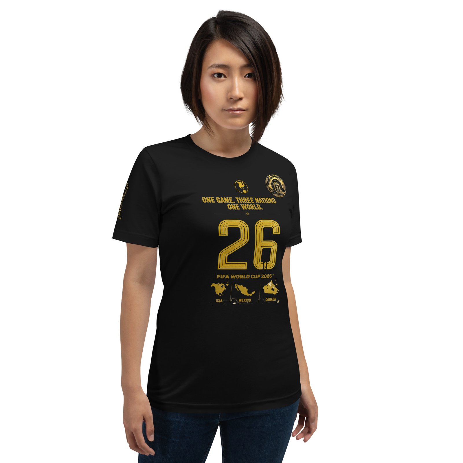 Unisex t-shirt Word cup - Imagen 17