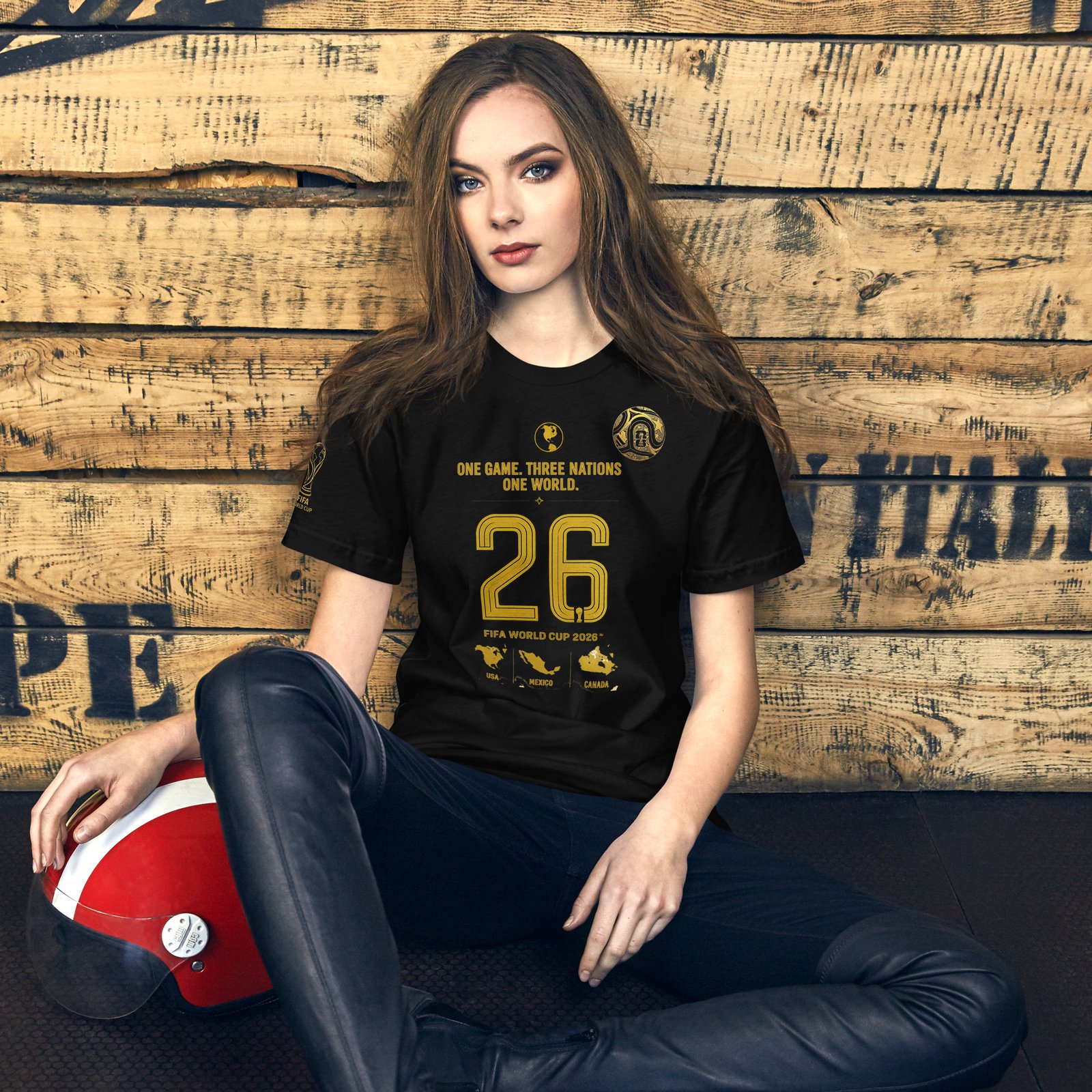 Unisex t-shirt Word cup - Imagen 32