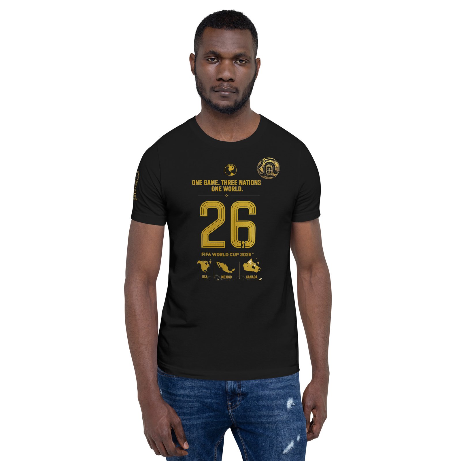 Unisex t-shirt Word cup - Imagen 9