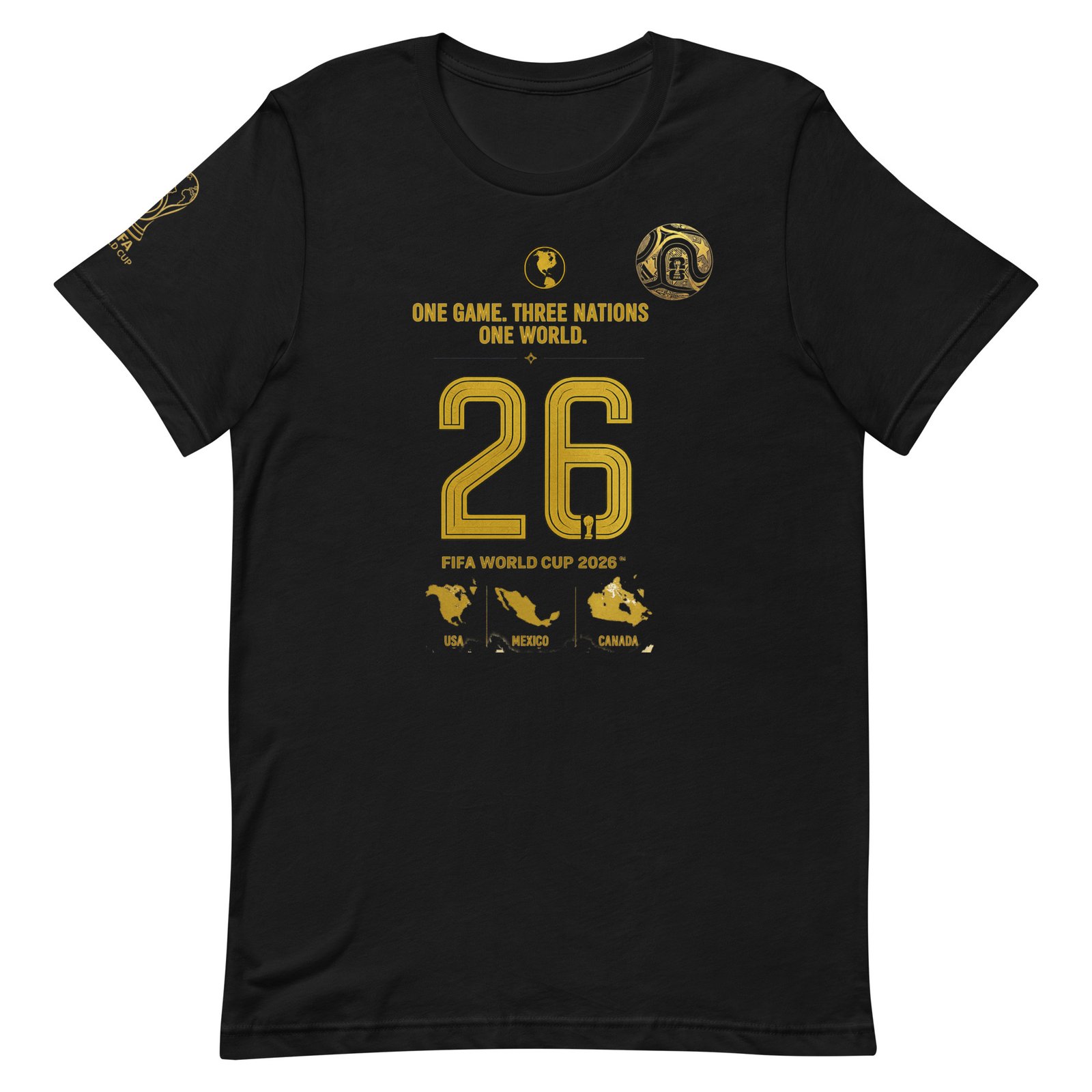 Unisex t-shirt Word cup - Imagen 6