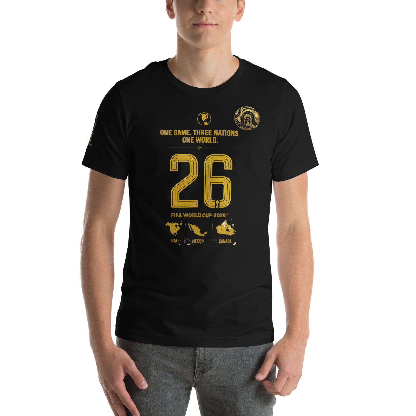 Unisex t-shirt Word cup - Imagen 7