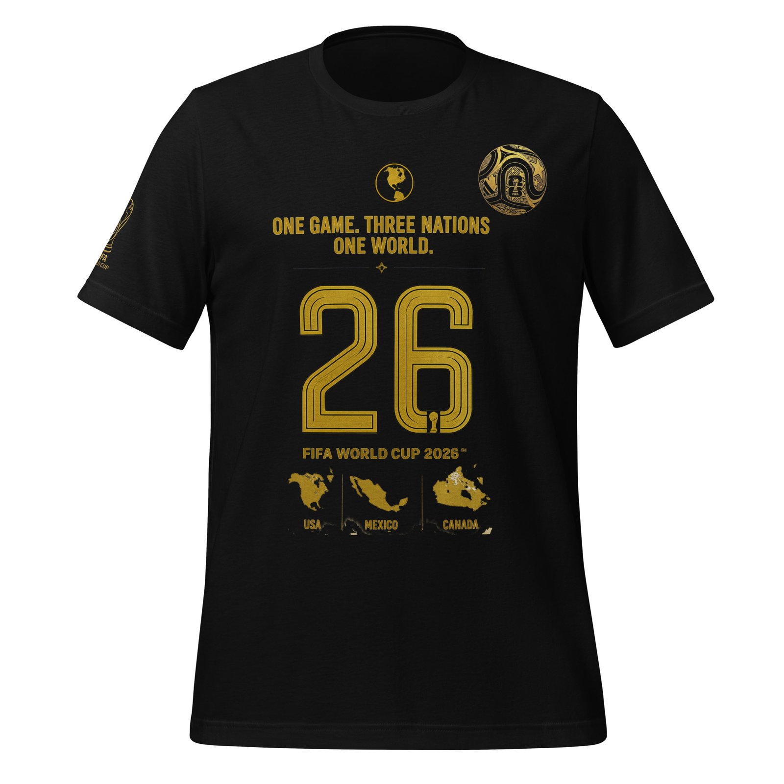Unisex t-shirt Word cup - Imagen 5