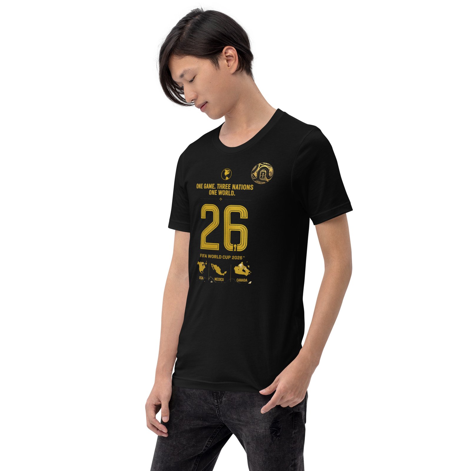 Unisex t-shirt Word cup - Imagen 10