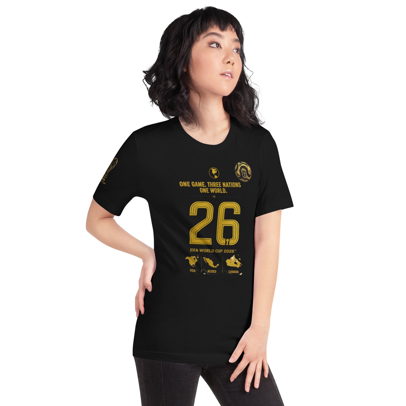 Unisex t-shirt Word cup - Imagen 16