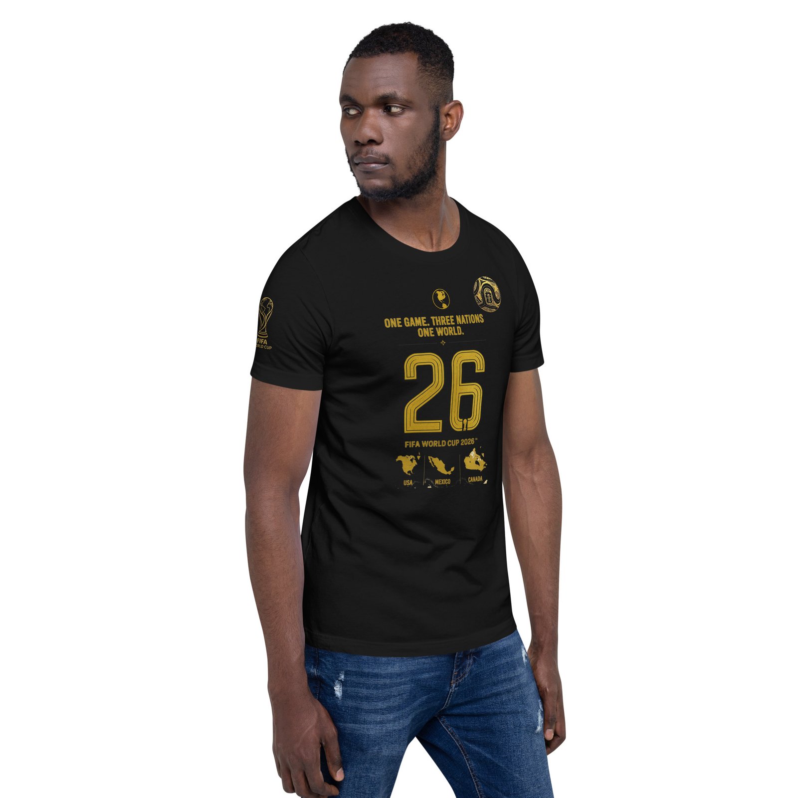 Unisex t-shirt Word cup - Imagen 8