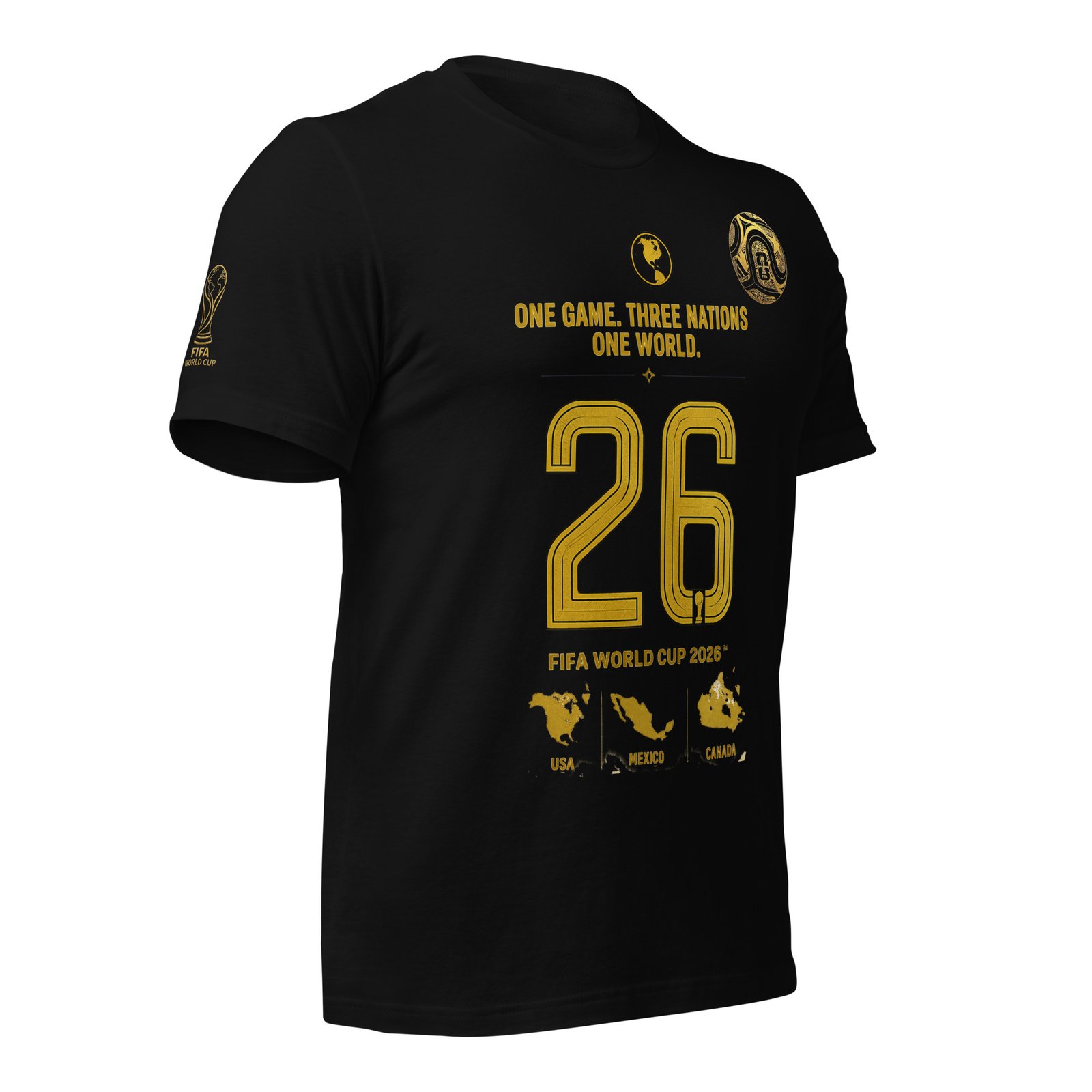 Unisex t-shirt Word cup - Imagen 4