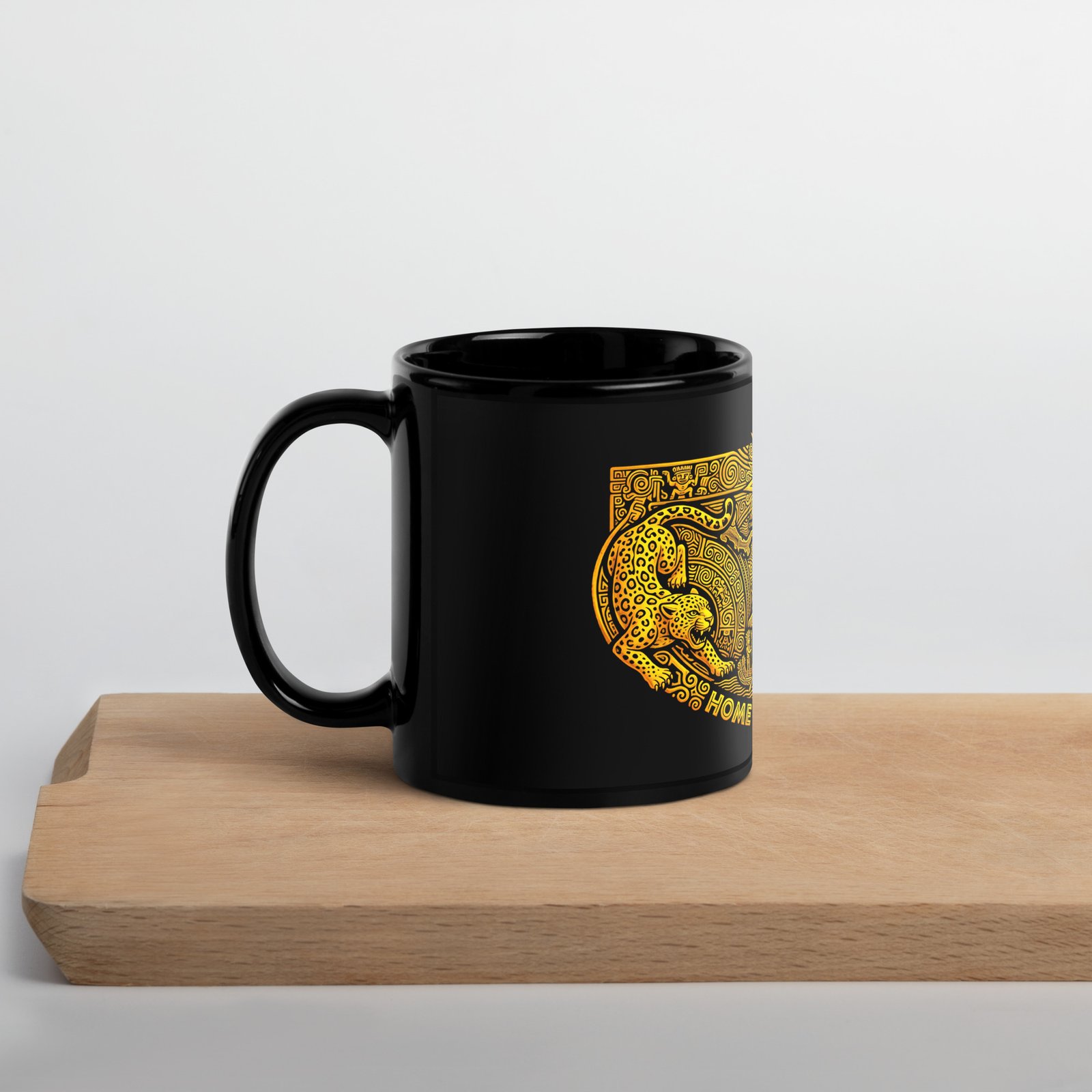 Colombia El Dorado Pre-Columbian Art Black Coffee Mug – Unique Colombian Souvenir Gift - Imagen 7