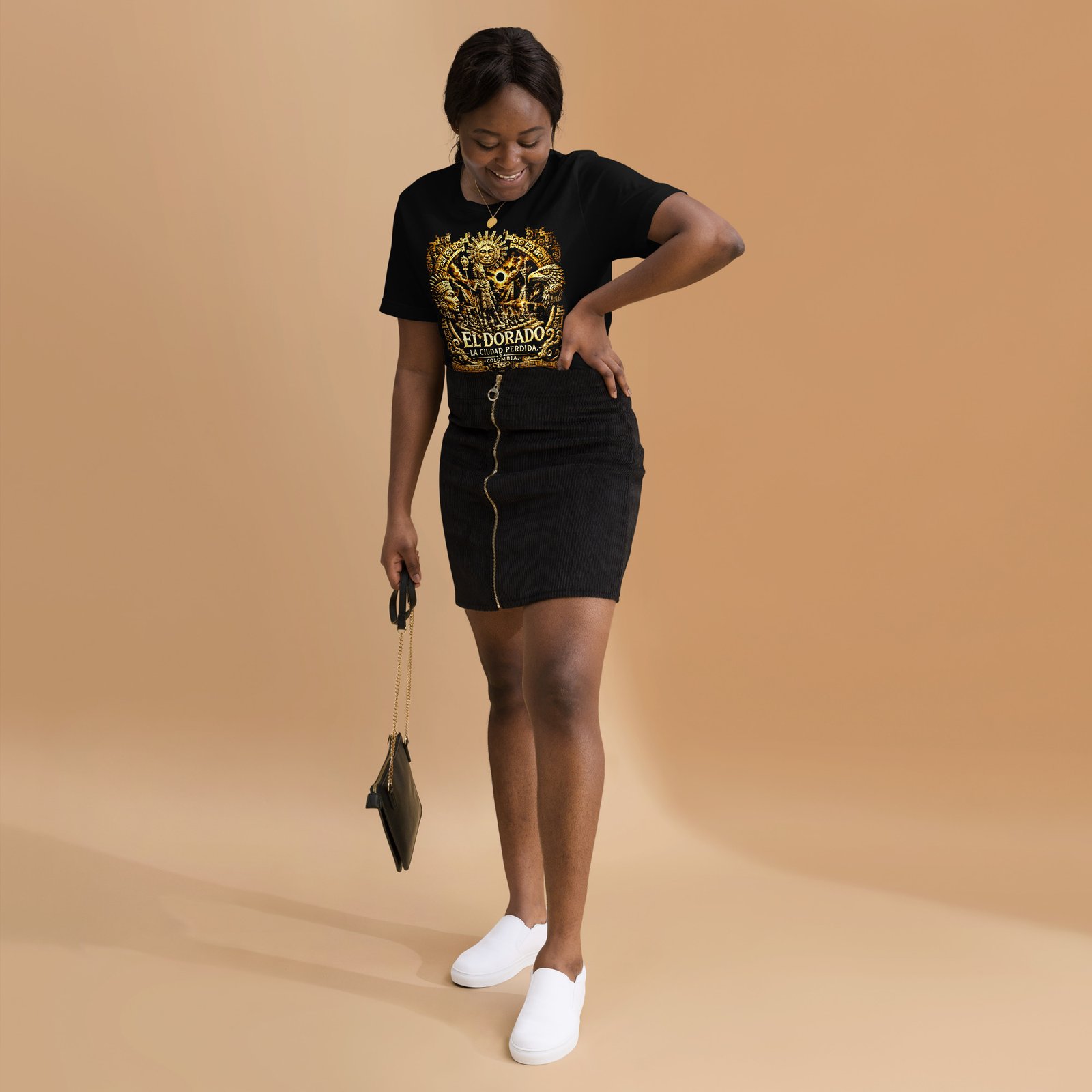 El Dorado Lost City Colombia Black Unisex T-Shirt - Imagen 31