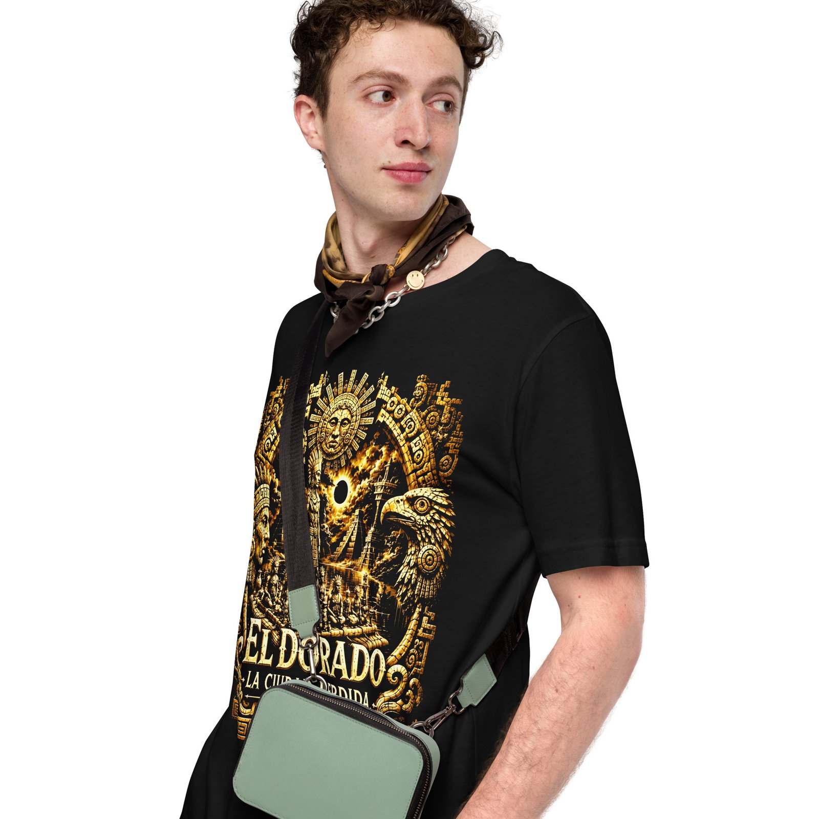 El Dorado Lost City Colombia Black Unisex T-Shirt - Imagen 24
