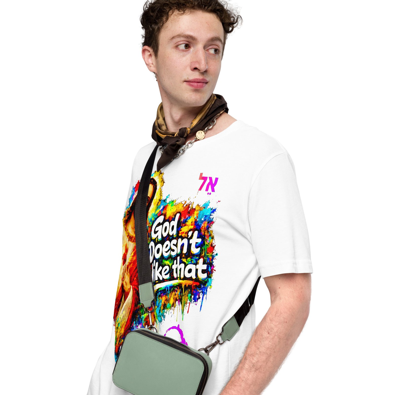 Unisex Jesus Yeshua Urban Art Tee - Imagen 28