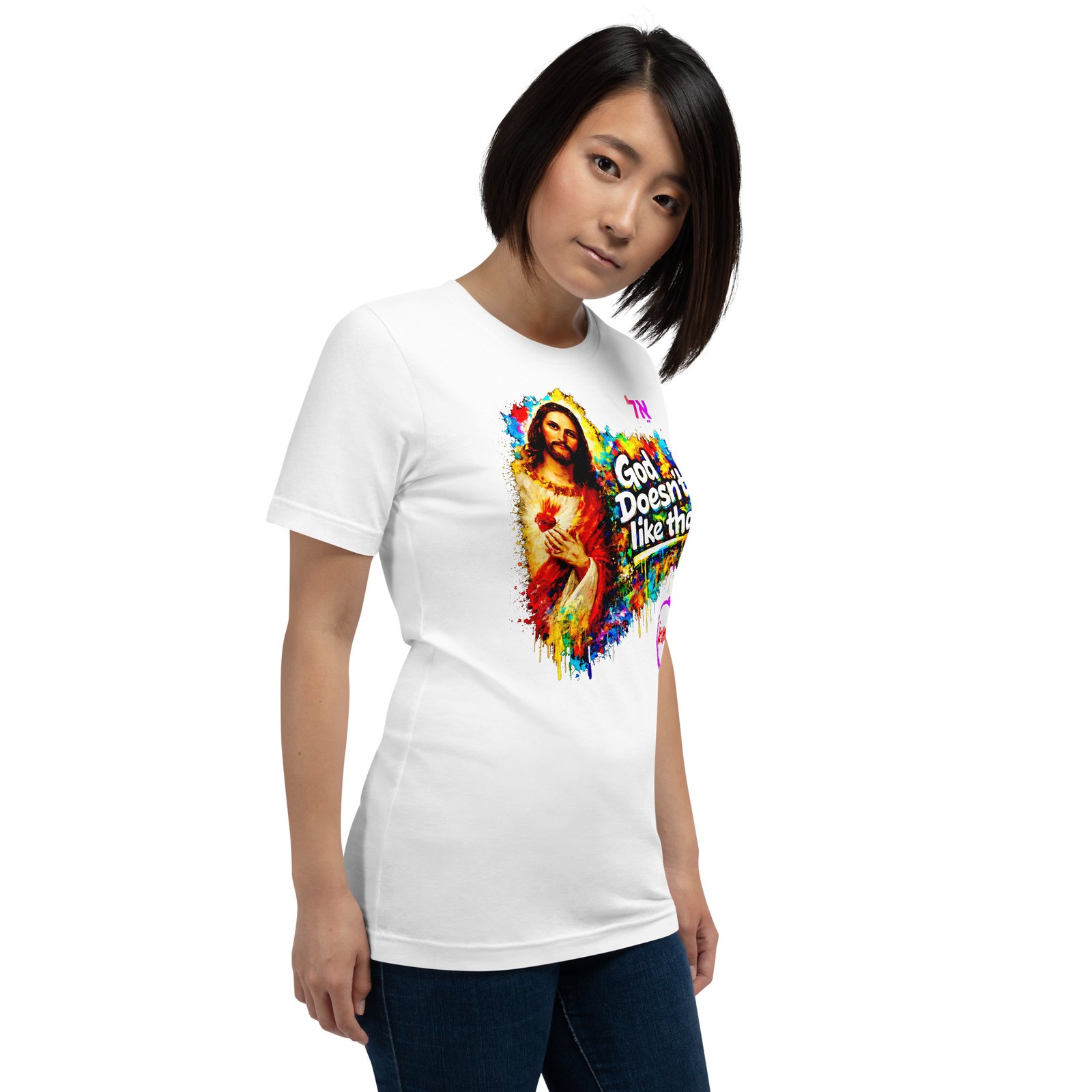 Unisex Jesus Yeshua Urban Art Tee - Imagen 22